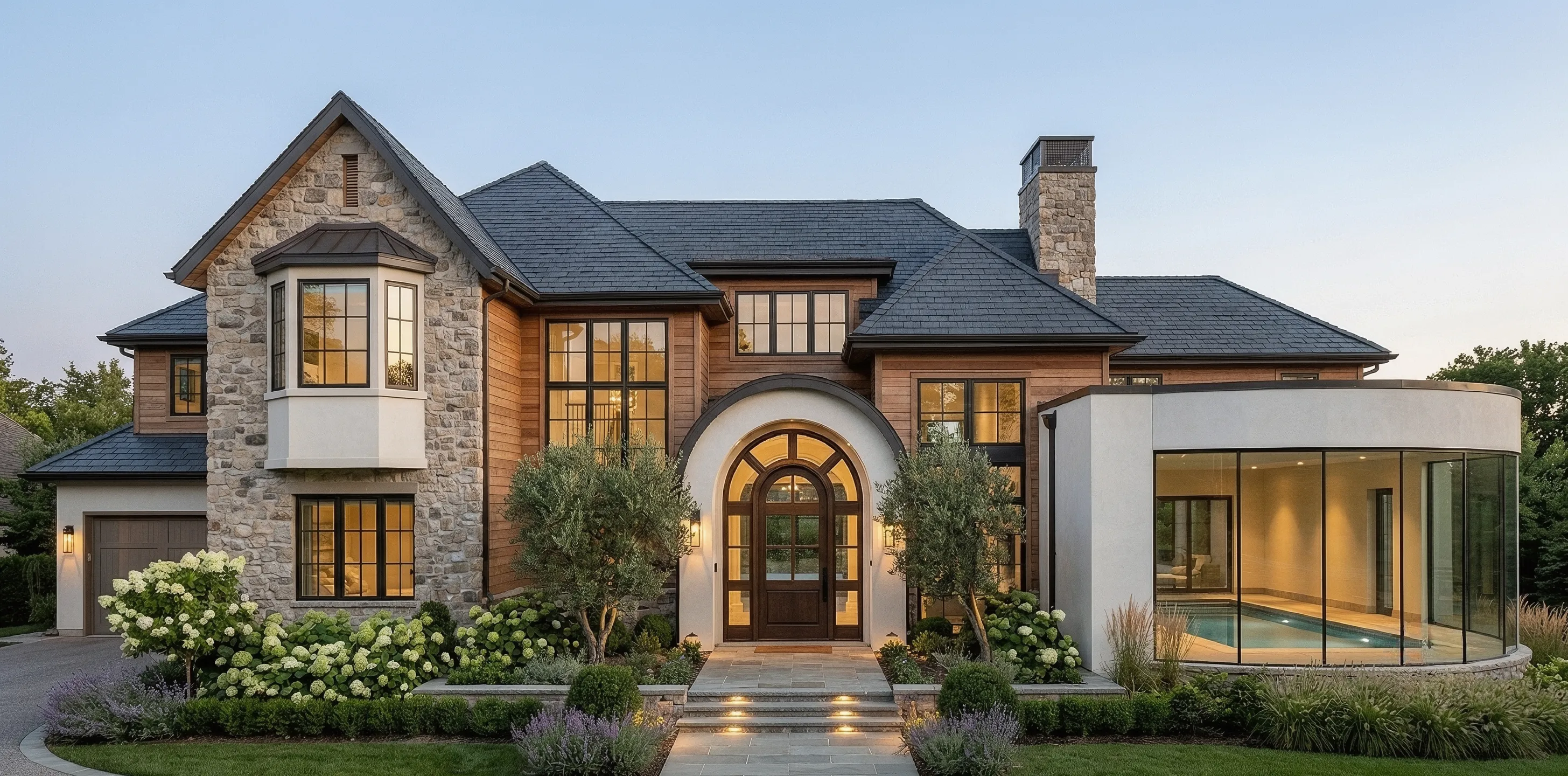 DesignHome exterior design software generating a modern Craftsman villa