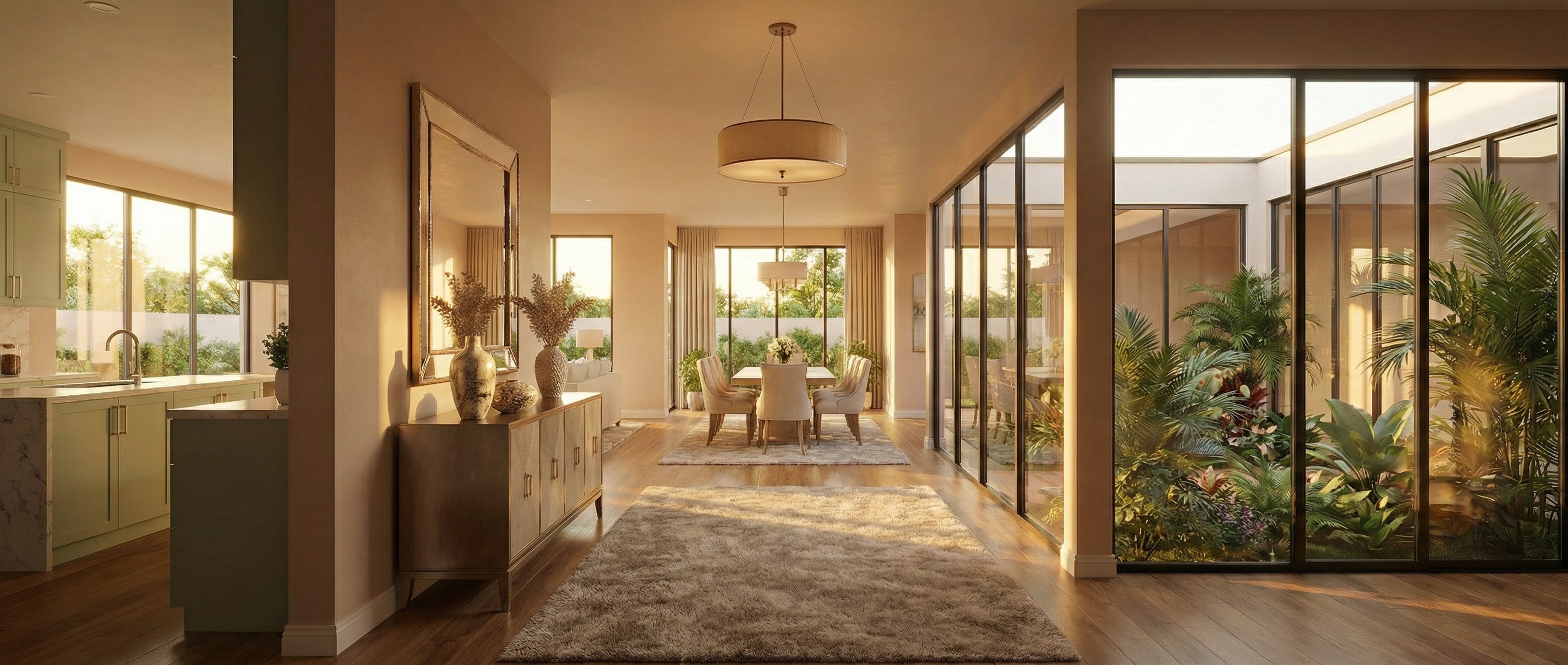 Contemporary home entryway design creating a welcoming and elegant first impression