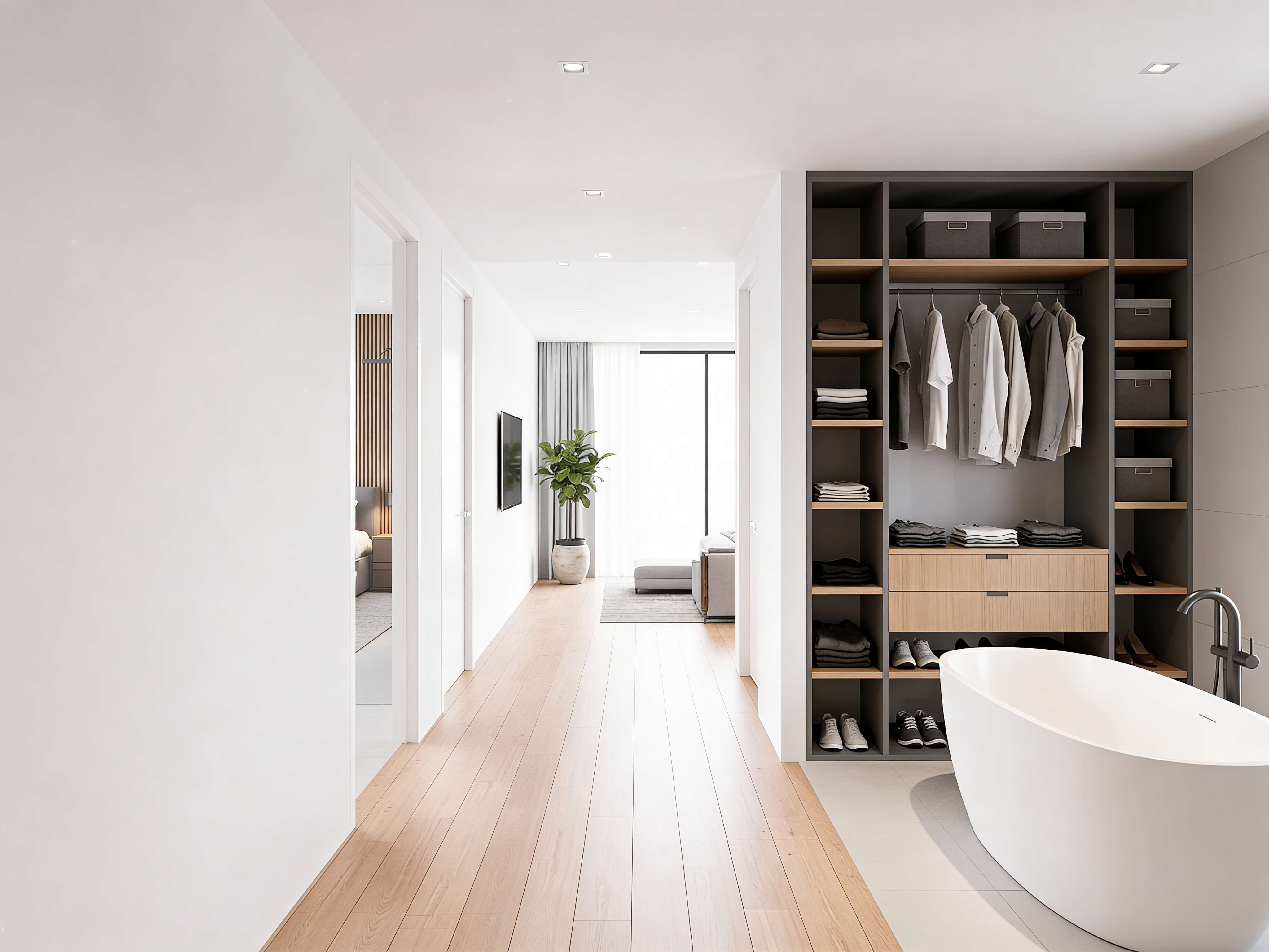 Every inch of your living room interior design must serve your routine.