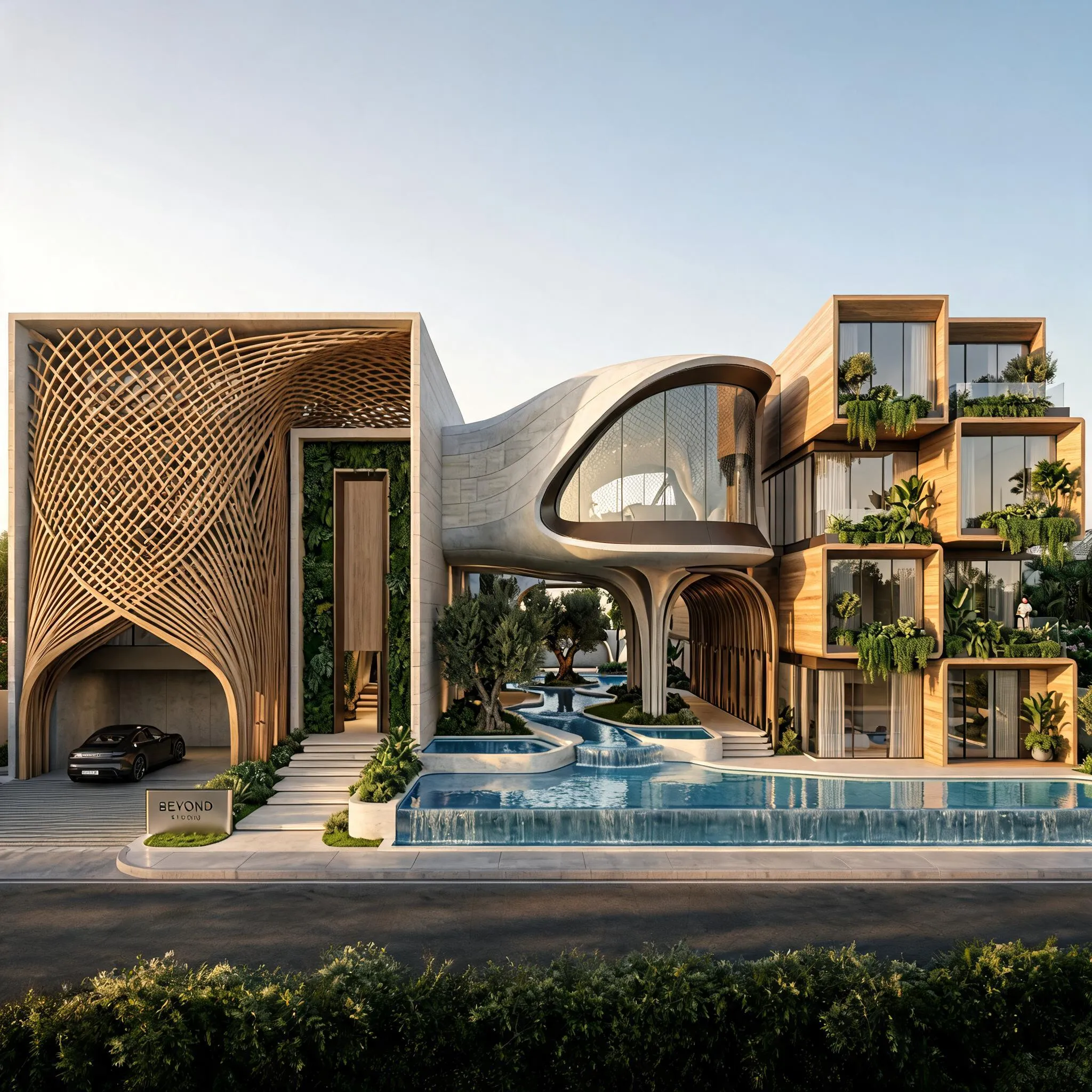Design Home AI exterior design generated from a floor plan using one of the best AI home design software platforms