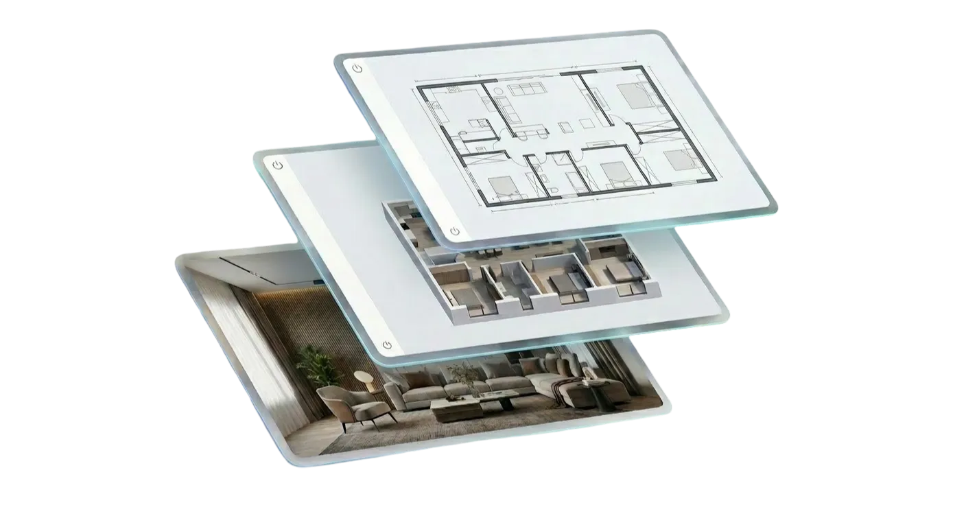 How AI home design software works through an easy-to-use dashboard