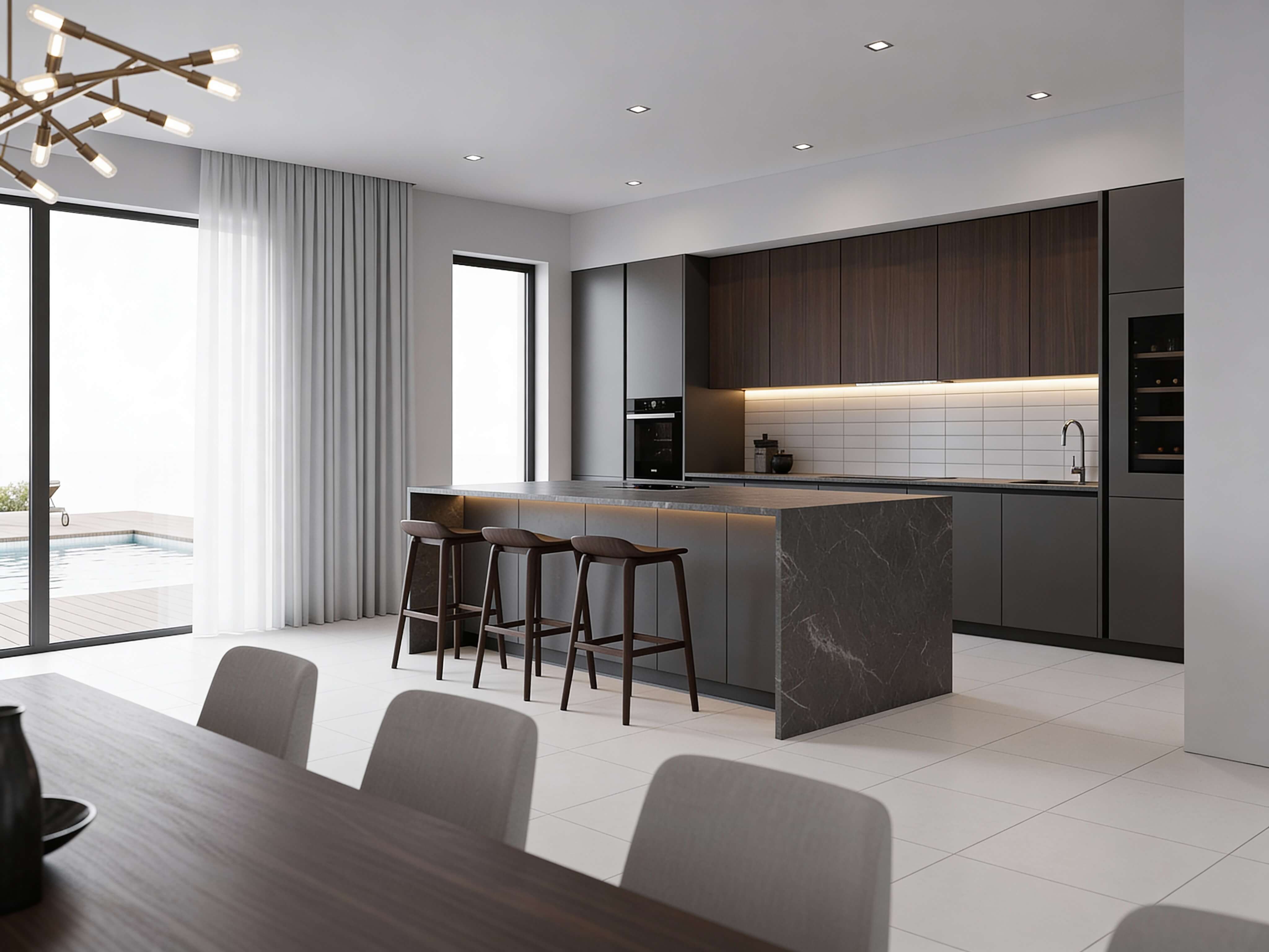 AI kitchen interior design