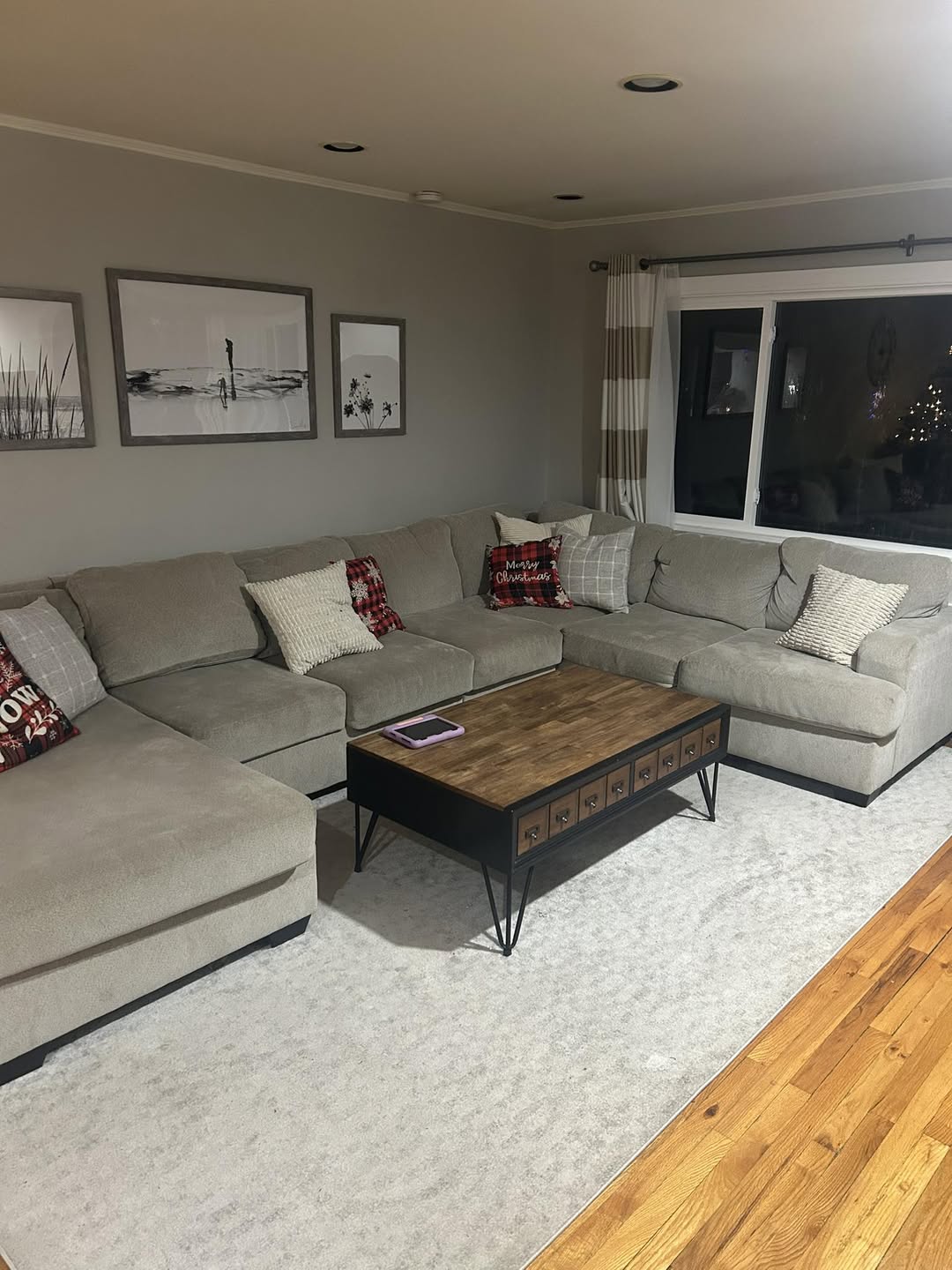 Living space before the interior makeover