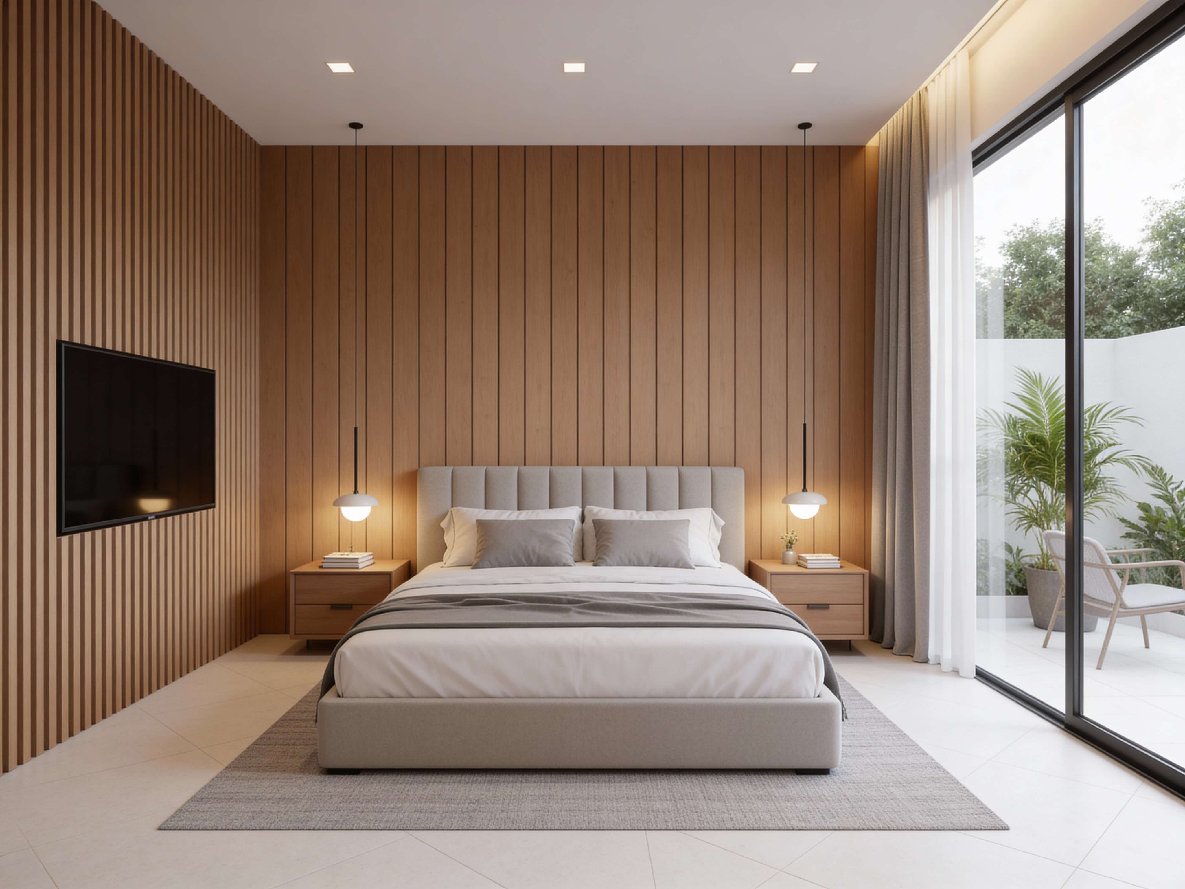 Luxury bedroom AI interior