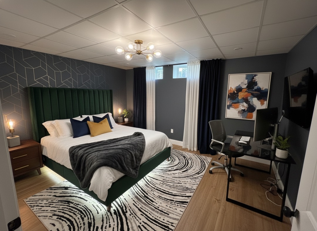 Room after interior design makeover