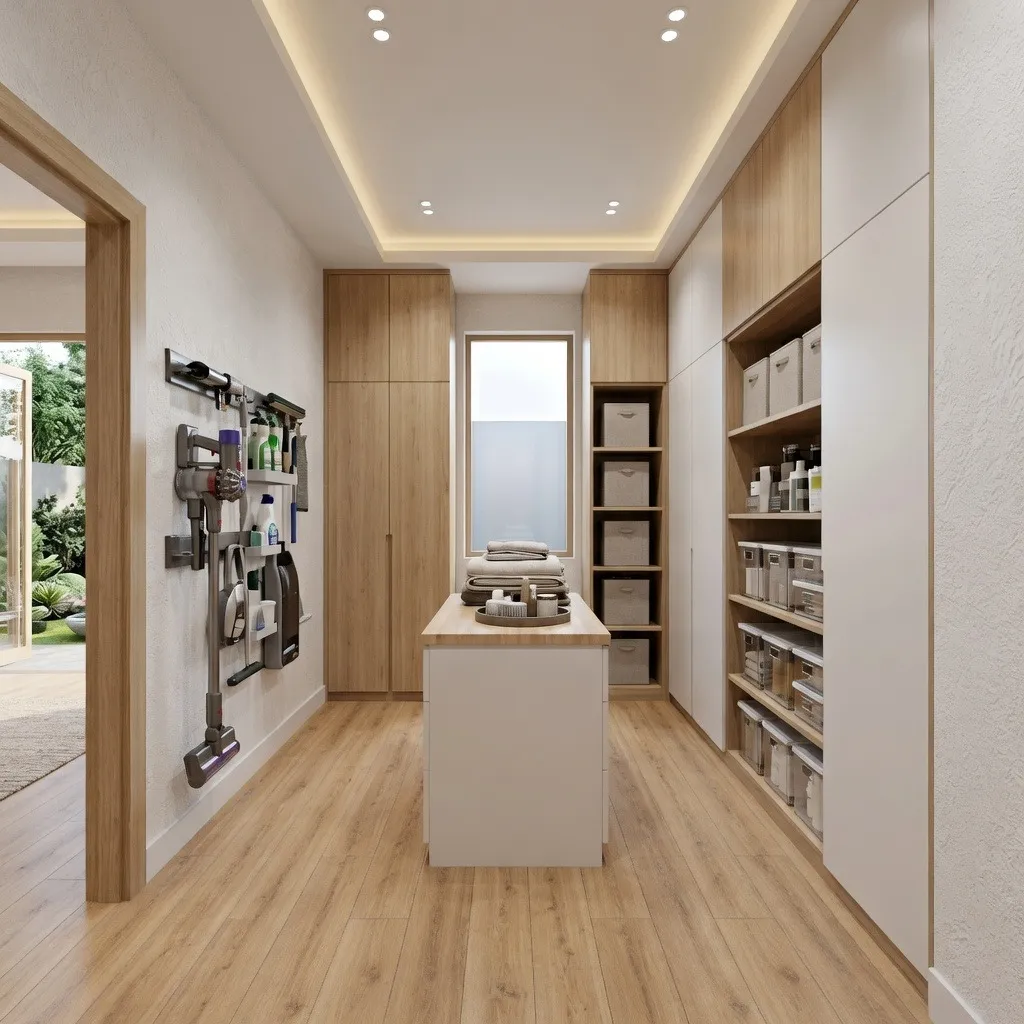Utility storage room DesignHome render design