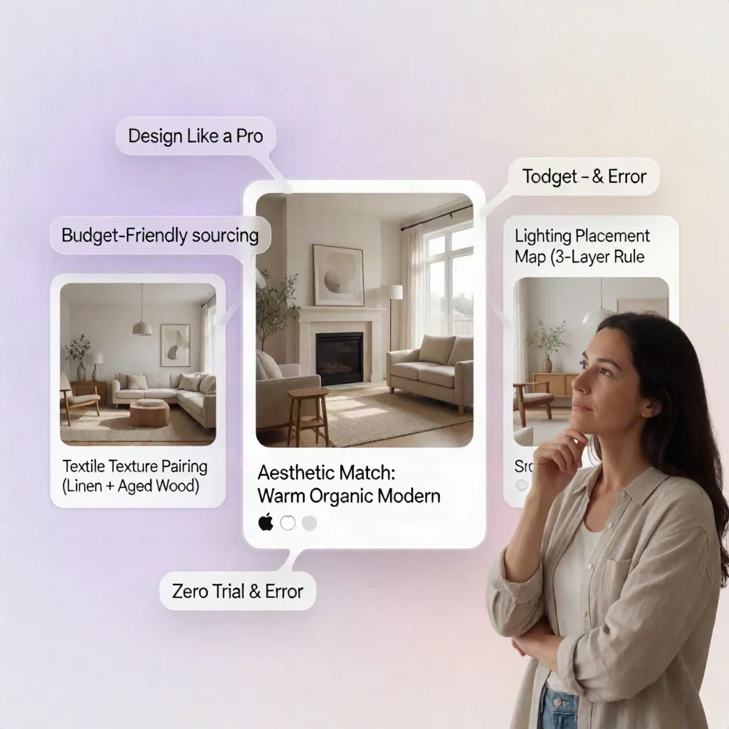 DIY home design planner tool utilizing visual elevation levers with simple materials