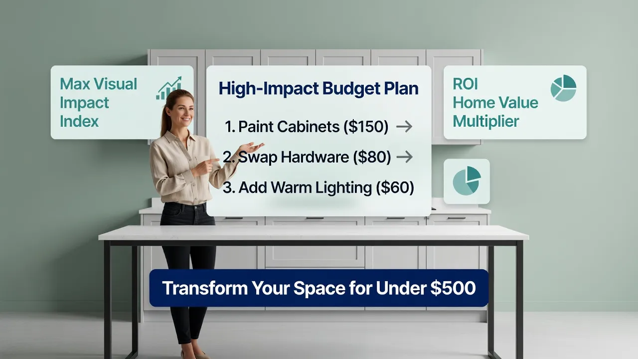 High impact budget home renovation plan visualizing ideas together before changing the room