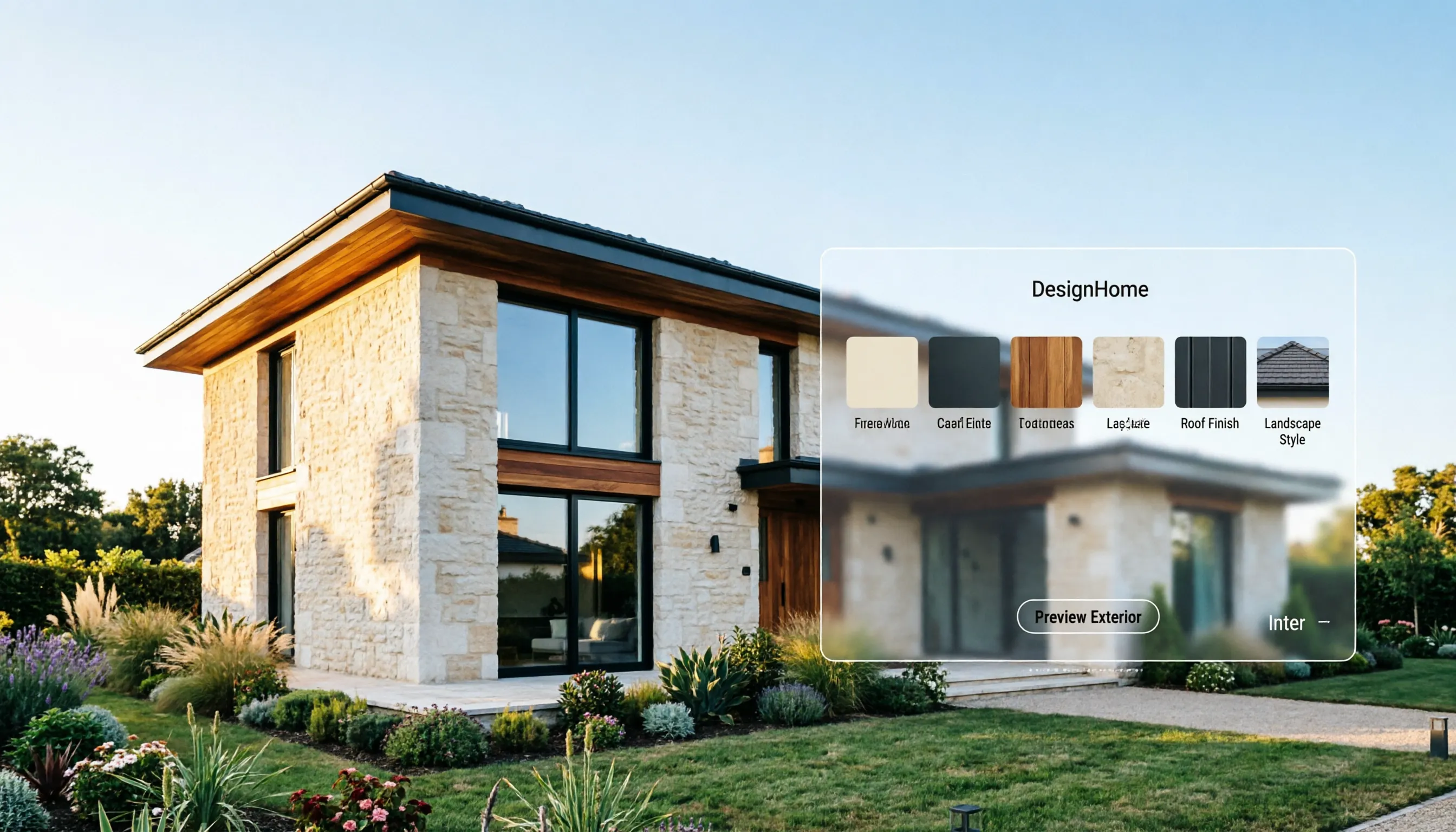 Modern home with stylish exterior paint colors showcasing a finished home painting transformation and curb appeal